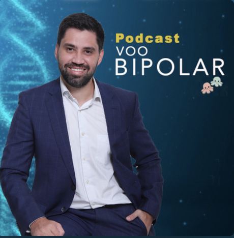 Logomarca do Podcast Voo Bipolar